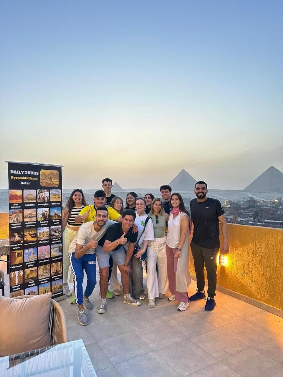 Pyramids Heart Hotel Kafret el-Gabal Exteriör bild