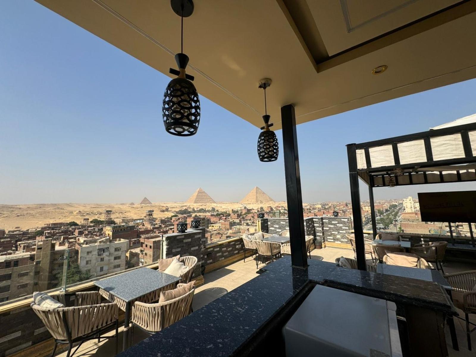 Pyramids Heart Hotel Kafret el-Gabal Exteriör bild